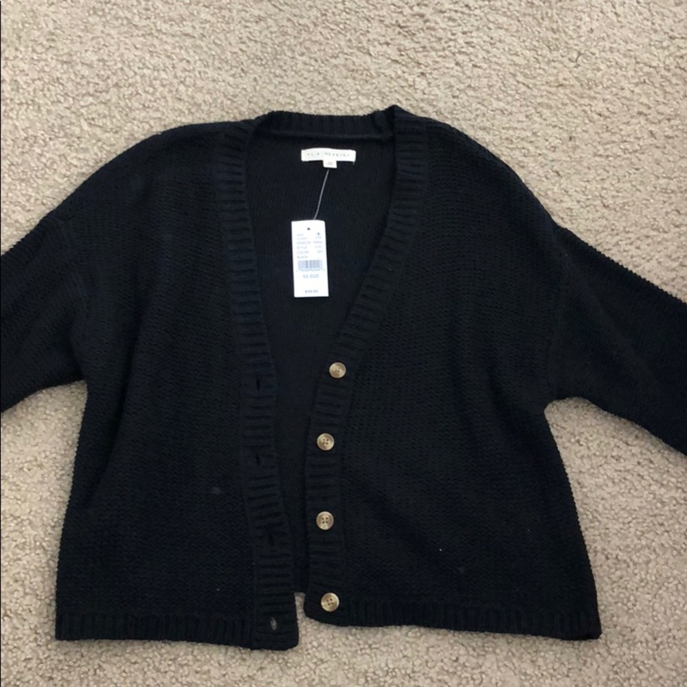 ~NEW black knitted Cardigan~